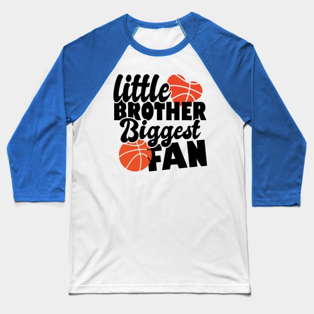 little brother biggest fan - basketball lover Baseball T-Shirt by artdise